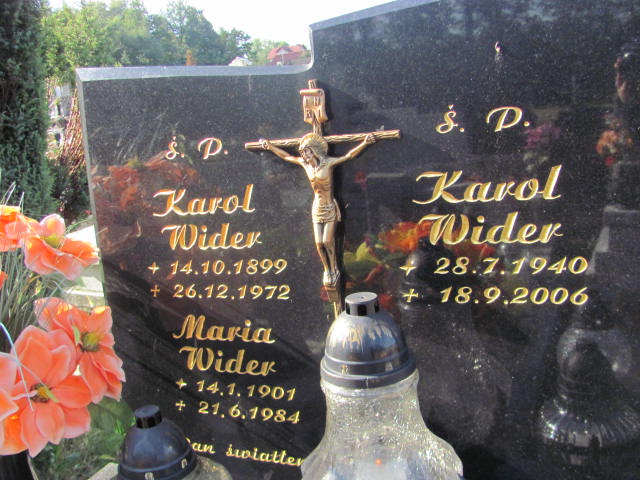 Karol Wider 1899 Chocznia - Grobonet - Wyszukiwarka osób pochowanych