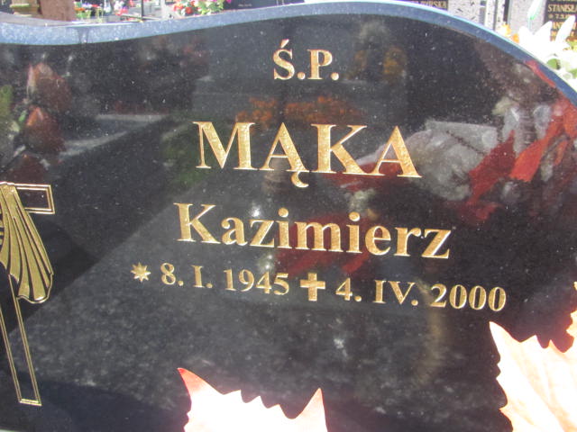 Kazimierz Mąka 1945 Chocznia - Grobonet - Wyszukiwarka osób pochowanych