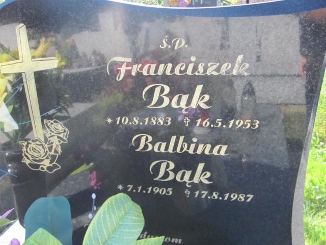 Balbina Bąk 1905 Chocznia - Grobonet - Wyszukiwarka osób pochowanych