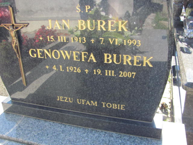 Genowefa Burek 1926 Chocznia - Grobonet - Wyszukiwarka osób pochowanych