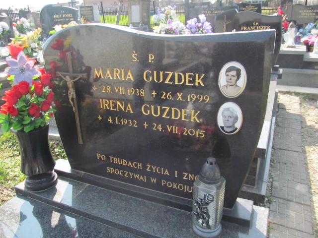 Irena Guzdek 1932 Chocznia - Grobonet - Wyszukiwarka osób pochowanych